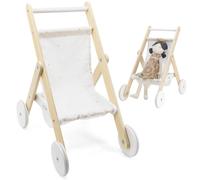 Carrozzina in legno per bambole