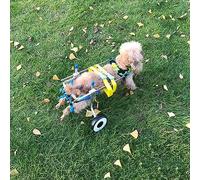 Carrozzina Leggera Per Cani Zampe Posteriori Deambulatore Con Ruote Deambulatore Per Cani 2 Ruote Veterinario Approvato Per Cani Di Piccola Taglia/Cagnolino/Cucciolo Portatori Di H