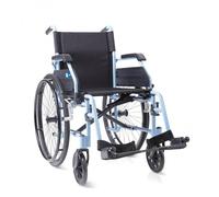 Carrozzina Leggera Pieghevole ad Autospinta Sedia a Rotelle Helios Smart Anziani