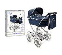 Carrozzina Metallo Classica Blu Con Borsetta