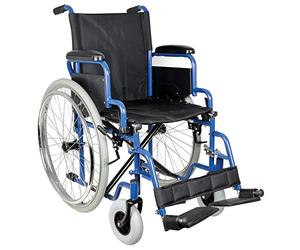 Carrozzina Oxford, seduta 46 cm, sedia a rotelle per anziani