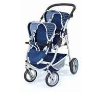 Carrozzina per Bambole Reig Tandem Azzurro 73 x 63 x 46 cm