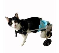 Carrozzina per cani, Carrello per cani regolabile Carrozzina per sollevamento cani per zampe posteriori/zampe posteriori, Carrello regolabile con supporto completo per gatti portatori di han
