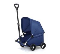 Carrozzina per cani, portatile, pieghevole, per cani e gatti di piccola taglia, con tenda e ruote