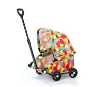 Carrozzina per cani, portatile, pieghevole, per cani e gatti di piccola taglia, con tenda e ruote