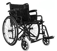 CARROZZINA PER DISABILI AD AUTOSPINTA SEDIA A ROTELLE COMODA CARROZZELLA PIEGHEVOLE MOD. B