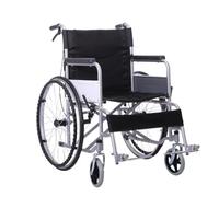 Carrozzina Per Disabili Carrello Pieghevole Leggero For Sedia A Rotelle For Anziani Scooter Manuale Ultraleggero Portatile For Disabili Sedie a Rotelle(Black)