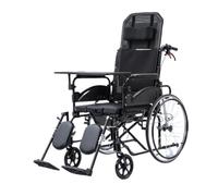 Carrozzina Per Disabili Corfù sedia a rotelle pieghevole leggera con passeggino multifunzionale for WC for anziani paralizzati Sedie a Rotelle(C)