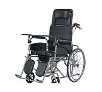 Carrozzina Per Disabili Corfù sedia a rotelle pieghevole leggera con passeggino multifunzionale for WC for anziani paralizzati Sedie a Rotelle(A)