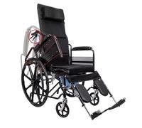 Carrozzina Per Disabili Passeggino Leggero Pieghevole Multifunzionale For Sedia A Rotelle Con WC For Anziani Con Disabilità Sedie a Rotelle(B)