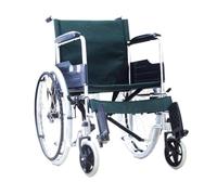 Carrozzina Per Disabili Scooter Manuale Pieghevole Leggero Con Sedile Morbido For Anziani, Carrello Allargato For Portatori Di Handicap, Privo Di Inflazione Sedie a Rotelle