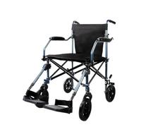 Carrozzina Per Disabili Sedia a rotelle leggera pieghevole in lega di alluminio for anziani e carrello con ruota piccola for sedia a rotelle manuale Sedie a Rotelle