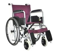 Carrozzina Per Disabili Sedia A Rotelle Manuale Pneumatico Ruota Grande Sedia A Rotelle A Spinta Commercio All'ingrosso Piccola, Leggera E Pieghevole Sedie a Rotelle