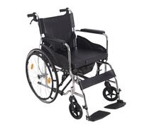 Carrozzina Per Disabili Sedia a rotelle pieghevole e leggera con WC e passeggino portatile for anziani con tavolo da pranzo Sedie a Rotelle