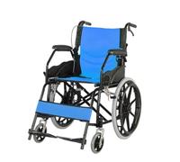 Carrozzina Per Disabili Sedia A Rotelle Pieghevole Leggera Con Sedile E Passeggino For Anziani Disabili Portatile Multifunzionale Sedie a Rotelle(Blue)