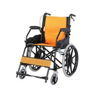 Carrozzina Per Disabili Sedia A Rotelle Pieghevole Leggera Con Sedile E Passeggino For Anziani Disabili Portatile Multifunzionale Sedie a Rotelle(Yellow)