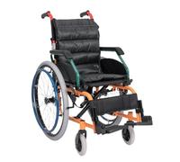 Carrozzina Per Disabili Sedia a rotelle pieghevole multifunzionale, scooter for riabilitazione portatile, ultraleggero, stretto e piccolo Sedie a Rotelle(35CM)
