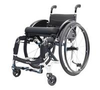 Carrozzina Per Disabili Sedia A Rotelle Sportiva Nuova Sedia A Rotelle Classica For Il Tempo Libero Pieghevole Comoda In Lega Di Alluminio Ultraleggera Sedie a Rotelle(Silver,42cm)