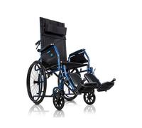 Carrozzina pieghevole in acciaio con schienale reclinabile PC-15/151 - 42 CM