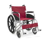 Carrozzina pieghevole in alluminio con freni