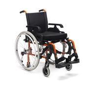 Carrozzina pieghevole per disabili e anziani in alluminio - Ksp Italia