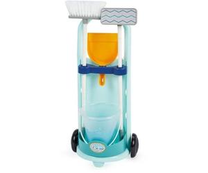 Carrozzina Pulizie Ecoiffier Clean Home - Scopa, Paletta, Secchio e Straccio