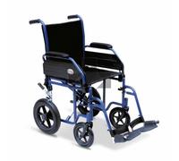 CARROZZINA SEDIA A ROTELLE PIEGHEVOLE DA TRANSITO LEGGERA