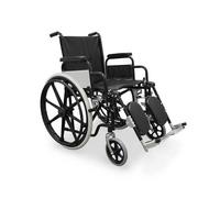 Carrozzina Wellcore con pedana elevabile in acciaio