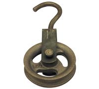 CARRUCOLA IN GHISA RUOTA PER CORDA POZZO SOLLEVAMENTO PESO VARI DIAMETRI