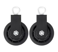Carrucola per Allenamento - 2 Pezzi Accessorio Per Fitness Universale E Resistente,Rotaia per Sollevamento ,Per Attrezzature Workout Sollevamento Barre Traverse Macchine Cavi Garage