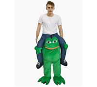 Carry Me Ride On Piggy Back Rana Portafortuna Costume Mascelle Halloween