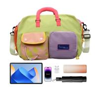 Carry On Bag - Fabric Travel Duffle With Shoe Compartment