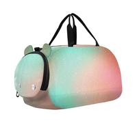 Carry on Duffel Bag Boy St Patrick's Day Cute Puppy Kitten Toddler Weekender Bags Girls Duffle Bags for Travel Kids Duffle Bag, Galassie di nebulosa stelle spaziali, classico