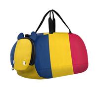 Carry on Duffel Bag Boy Weekend Duffel Pernottamento Isole Cayman Bandiera Ragazze Tote Duffle Bags Viaggio Bambini Duffle Bag, bandiera ciad, classico