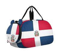 Carry on Duffel Bag Boy Weekend Duffel Pernottamento Isole Cayman Bandiera Ragazze Tote Duffle Bags Viaggio Bambini Duffle Bag, Bandiera della Repubblica Dominicana, classico