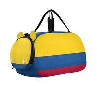 Carry on Duffel Bag Boy Weekend Duffel Pernottamento Isole Cayman Bandiera Ragazze Tote Duffle Bags Viaggio Bambini Duffle Bag, Bandiera della Colombia, classico