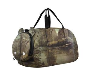 Carry on Duffel Bag per Ragazzi Blue Dancers Edgar Degas Stampe Weekender Pernottamento Ragazze Tote Duffle Bags Bagagli Da Viaggio Bambini Sport, Bierstadt Albert Yosemite Valley California, classico