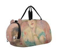 Carry on Duffel Bag Ragazzi Borse Da Pernottamento Bambino Viaggio Duffle Borse Ragazze Tote Bambini Palestra Duffle Auguste Renoir Stampe Giovane Donna, Renoir Pittura ritratto, classico