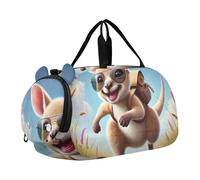 Carry on Duffel Bag Ragazzi Weekend Duffel Pernottamento Ragazze Duffle Bags Travel Tote Dance Duffle Bag Romantic Cat Titanic Love, Escursionismo Canguro Outdoor Felice, classico