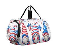 Carry on Duffel per Ragazzi Pernottamento Weekender Duffel Sea Turtles Underwater Colorful Travel Duffle Bags Girls Tote Gym Duffle Bambini Bagaglio, Cute Gnomes Star Ed Cappelli USA, classico