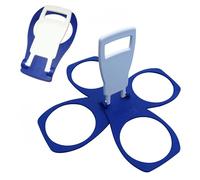 CarryAround - Portabicchieri ripiegabile per bevande calde, fredde, birra. Robusto, riutilizzabile e tascabile. Indispensabile per le manifestazioni. Comodo e sicuro per bevande calde. Perfetto per appassionati di sport (colore casuale)