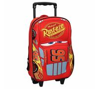 Cars 3 Genérique - Zaino 3D con ruote, 31 cm, rosso, 31 cm