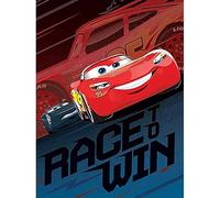 Cars 3 Race to Win - Stampa su Tela, 60 x 80 cm, Misto Cotone, Multicolore, 60 x 80 cm