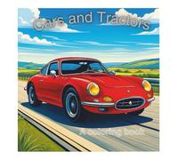Cars and Tractors: A coloring book