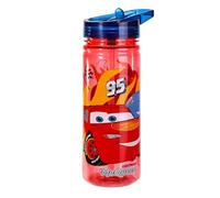 Cars - Borraccia da 580 ml per bambini e scuola, realizzata in resistente Ecozen, riutilizzabile, senza BPA