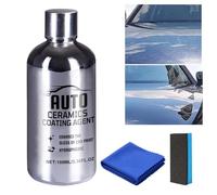 Cars Ceramic Coating - 100ML High Gloss Paint Repair | Ceramic Coating Kit With Towel And Sponge For Vehicle Automotive Truck Tractor Trailer SUV RV Rim Motorcycle