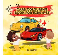 Cars Coloring Book for Kids Ages 6-12: Fun and Easy Car Designs Including Race Cars, Trucks, and More: boys and girls