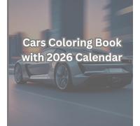 Cars Coloring Book with 2026 Calendar