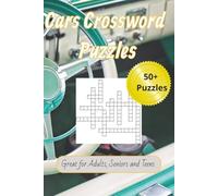 Cars Crossword Puzzle Book: Crossword Puzzles with Easy to read Print about Cars | 6 x 9 inches, 102 pages | 50 + Puzzles| Gifts for Travel, Vacations, Holidays