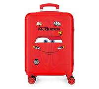 Cars Lightning McQueen Trolley Abs 55 Cm 4 Ruote Rosso